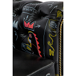 Кресло "Баския и Уорхол" Basquiat Warhol graffiti chair натуральная кожа варинант исполнения - 6 | Loft Concept в Москве