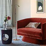 Приставной столик черного цвета AMORPHOUS варинант исполнения - 5 | Loft Concept в Москве