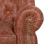 Кожаное кресло James Brown Leather Armchair варинант исполнения - 4 | Loft Concept в Москве