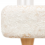 Керамический столик на деревянных ножках «Квадро» варинант исполнения - 5 | Loft Concept в Москве