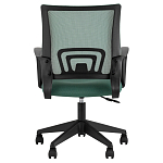 Офисное кресло с основанием из черного пластика Desk chairs Green варинант исполнения - 4 | Loft Concept в Москве