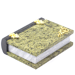 Шкатулка в виде книги из натурального камня змеевик Stone Casket варинант исполнения - 2 | Loft Concept в Москве
