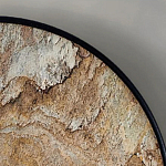 Бра с каменным диском в металлической раме Sandstone Painting варинант исполнения - 4 | Loft Concept в Москве