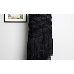 Напольная лампа черная с текстильными элементами "ЯРВИ" варинант исполнения - 4 | Loft Concept в Москве