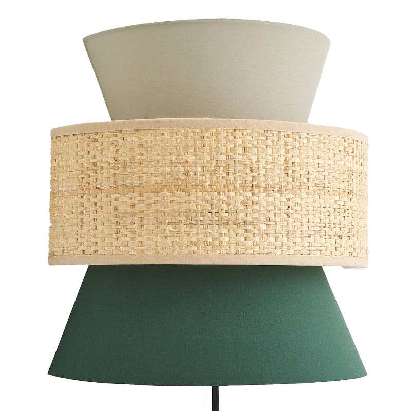     Bonnie Wicker Green Wall Lamp      | Loft Concept 