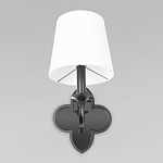 Бра с белым текстильным абажуром и фигурным основанием с зеркальной вставкой Vitorino варинант исполнения - 10 | Loft Concept в Москве