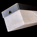 Подвесной светильник линейный из натурального камня Perfection of Geometry варинант исполнения - 7 | Loft Concept в Москве