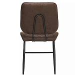Стул с темно-коричневой обивкой из экокожи Benderson варинант исполнения - 4 | Loft Concept в Москве