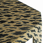 Дизайнерский кофейный стол с рисунком леопард Neytiri Beige Leopard варинант исполнения - 2 | Loft Concept в Москве
