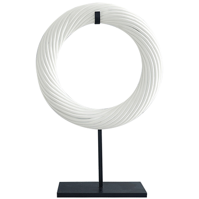      White Ring Statuette     | Loft Concept 