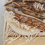 Большая Абстрактное Панно из веток и нитей Dryad Wall Art варинант исполнения - 3 | Loft Concept в Москве