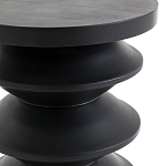 Фигурный приставной столик черного цвета AMORPHOUS варинант исполнения - 2 | Loft Concept в Москве