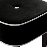 Квадратный мягкий пуф на черных ножках Winton Pouf Square варинант исполнения - 6 | Loft Concept в Москве