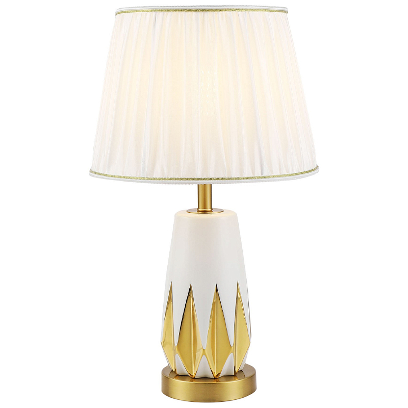     Femia White Gold Table Lamp     | Loft Concept 