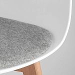 Стул из пластика с мягким сиденьем Eames варинант исполнения - 8 | Loft Concept в Москве