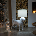 Лампа COLLECTION OF DOGS с абажуром Бультерьер варинант исполнения - 5 | Loft Concept в Москве