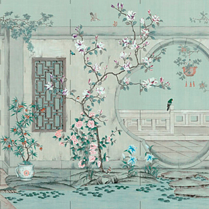 Обои ручная роспись Emperor's Garden Mist
