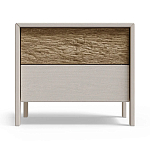 Тумба 2 ящика с подсветкой на рельефном фасаде Warm Industrial варинант исполнения - 6 | Loft Concept в Москве