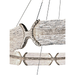 Люстра с 2-мя кольцами с текстурным природным рисунком IceFlame варинант исполнения - 7 | Loft Concept в Москве