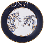 Сервиз обеденный из фарфора с изображением лошадей на 6 персон 23 предмета Porcelain Horse Set варинант исполнения - 1 | Loft Concept в Москве