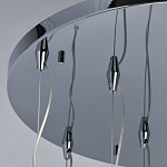 Люстра каскадная с 9-ю разноцветными стеклянными плафонами Kaleido варинант исполнения - 14 | Loft Concept в Москве