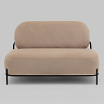 Диван Стоун велюр рельефный бежевый варинант исполнения - 5 | Loft Concept в Москве