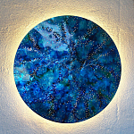 Светильник настенный «Голубая Планета» варинант исполнения - 2 | Loft Concept в Москве