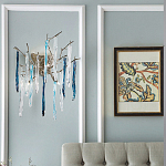 Бра с ветвистым каркасом из металла и подвесками из стекла Droplet Chandelier варинант исполнения - 2 | Loft Concept в Москве