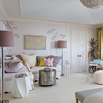 Обои ручная роспись Bamboo Special Colourway on Natural Mica metallic silk варинант исполнения - 2 | Loft Concept в Москве