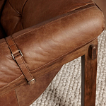 Двухместный диван Duncan винтажная коричневая кожа варинант исполнения - 6 | Loft Concept в Москве