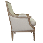 Кресло William Classical Armchair beige flax варинант исполнения - 1 | Loft Concept в Москве