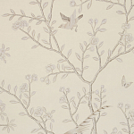 Обои ручная роспись Earlham Platinum Mica варинант исполнения - 2 | Loft Concept в Москве