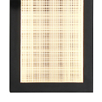 Светодиодное прямоугольное бра из металла черного цвета Lattice Lux варинант исполнения - 8 | Loft Concept в Москве