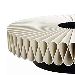 Дизайнерский журнальный стол круглый с фактурной столешницей Ifike варинант исполнения - 2 | Loft Concept в Москве