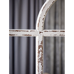 Зеркало-окно с эффектом старения в венецианском стиле Venetian White Mirror варинант исполнения - 6 | Loft Concept в Москве