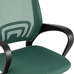 Офисное кресло с основанием из черного пластика Desk chairs Green варинант исполнения - 6 | Loft Concept в Москве