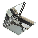 Портсигар на 10 сигарет с газовой зажигалкой из натурального камня Актиновит Stone Cigarettes Cases варинант исполнения - 2 | Loft Concept в Москве