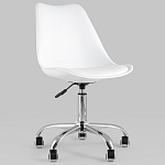 Офисный стул на металлическом основании EGGERY White варинант исполнения - 2 | Loft Concept в Москве