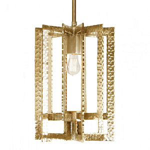 Подвесной Светильник Textured Cage Pendant Lamp gold