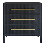 Комод Primo с 3 выдвижными ящиками Черный дуб варинант исполнения - 7 | Loft Concept в Москве