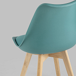 Стул с основой из пластика и мягким сиденьем Arvika Azure варинант исполнения - 6 | Loft Concept в Москве