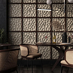 Гипсовая 3D панель с принтографией PM-13 варинант исполнения - 1 | Loft Concept в Москве