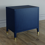 Тумба прикроватная с двумя ящиками Elsa Dreams Blue варинант исполнения - 4 | Loft Concept в Москве