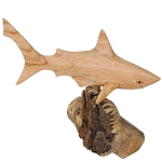 Статуэтка из дерева акула Animals of the World варинант исполнения - 5 | Loft Concept в Москве