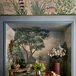 Обои ручная роспись Hill Country Scenic Special Colourway on scenic paper варинант исполнения - 2 | Loft Concept в Москве