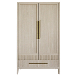 Шкаф платяной Primo с выдвижными ящиками шпон Черный дуб варинант исполнения - 1 | Loft Concept в Москве