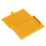 Визитница карманная металлическая с гравюрой Герба России в подарочной коробке Gold Metal Business Card Holders варинант исполнения - 2 | Loft Concept в Москве