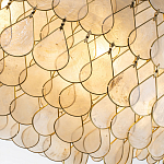 Люстра многоярусная с декором из натуральной морской ракушки Iridescent Light варинант исполнения - 5 | Loft Concept в Москве