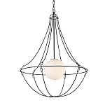 Подвесной светильник из тонких прутьев в форме колокола Forged Thin Rods варинант исполнения - 3 | Loft Concept в Москве