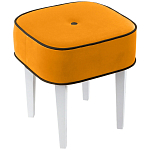 Квадратный мягкий пуф на белых ножках Winton Pouf Square варинант исполнения - 23 | Loft Concept в Москве